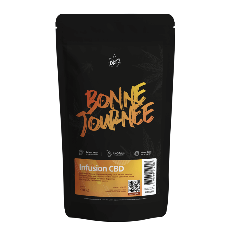 Acheter infusion CBD Bonne Journée