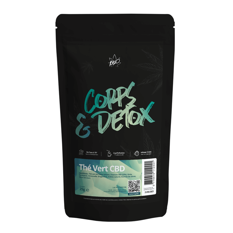 Acheter thé vert CBD Corps & Detox